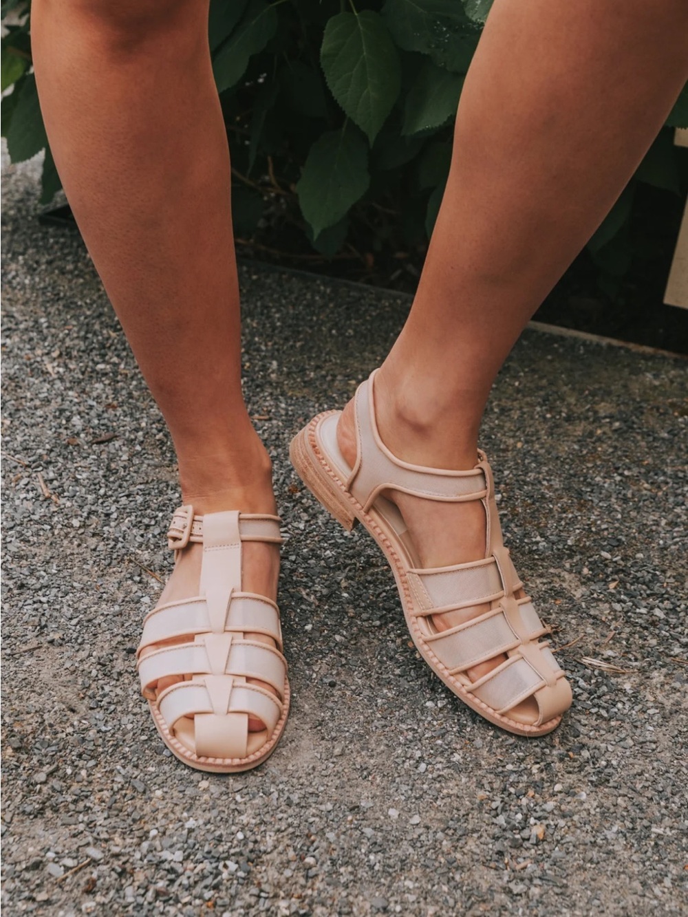 DOLCE VITA Holis Mesh Flats With Leather Accents